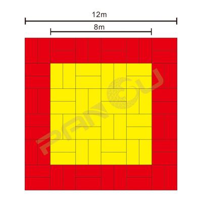 China PVC+ PU sponge+rubber non slip judo tatami mat for sale