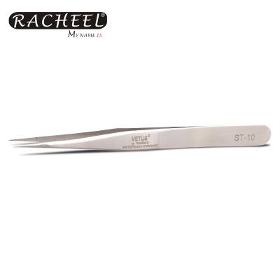 China VETUS ST-10 Grafting Eyelash High Quality Stainless Steel ST-10 Tweezers for sale