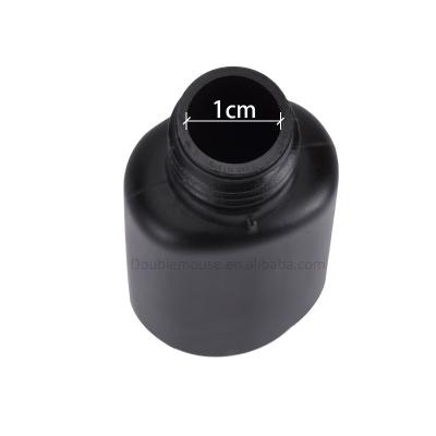 China RACHEL10G Recyclable Material Small Round Black Empty Bottle, Good Quality Plastic Bottle, Plastic Bottle for sale