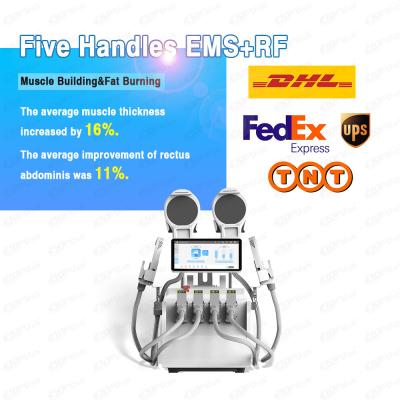 China Fat burning machine muscle sculpt ems sculpting machine 4 handle rf portable for sale