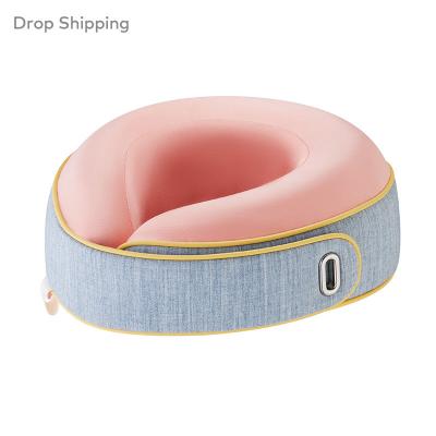 China Dropshipping 2021 Hot Soft Wormwood Compress Neck Massager Rest Neck Massager Mechanical Multifunctional Pillow for sale