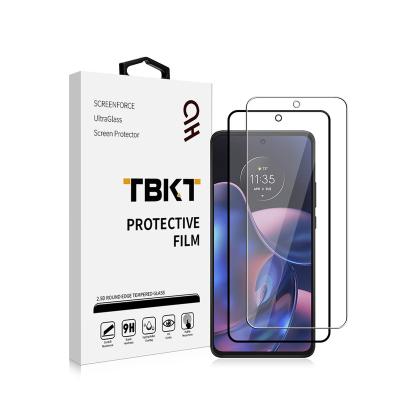 China 0.33mm H Anti-fingerprint tempered glass screen protector for Moto edge mobile phone tempered glass 2022 film for sale