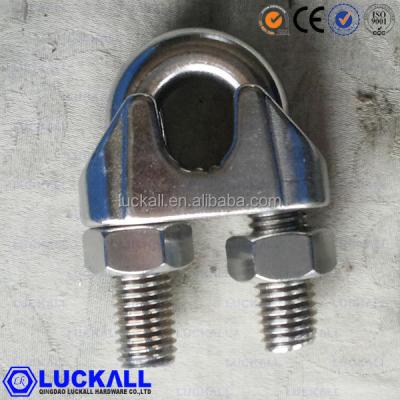 China Use for Wire Rope Saddle Clamps Non Magnetic Wire Rope Clamp Stainless Steel Clip 6mm for sale