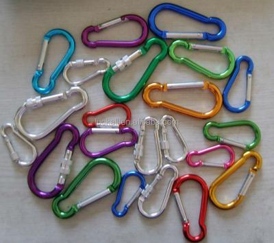 China HIGH QUALITY ALUMINUM SNAP HOOK GALLON CARABINER SPRING HOOK HOOK QUICK LINK TO BLOCK DIN5299 for sale