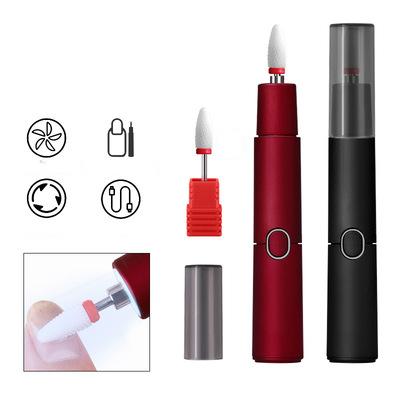 China Art Beauty Portable Nail Drill Machine 30000RPM Mini Electric Nail Grinder USB Pen Electric Nail Grinder for sale