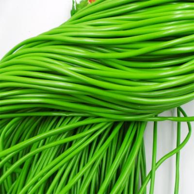 China Plastic Manufacturers Artificial Flower Green PE Pipe Direct Stem Decoration Environmentally Friendly Bouquet Covers for sale