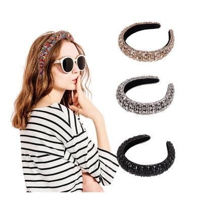 China Fashinable Wholesale Newest Designer Beaded Rhinestone Headbands Crystals Headbands for sale