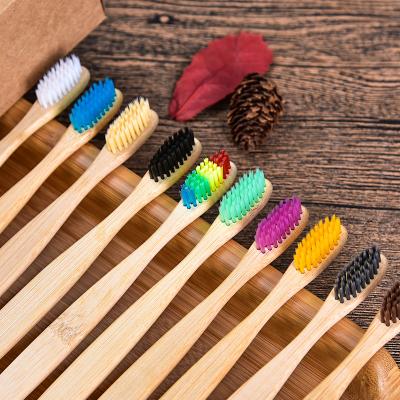 China Factory direct sale disposable bamboo toothbrush accept customization to sell cheaper for sale