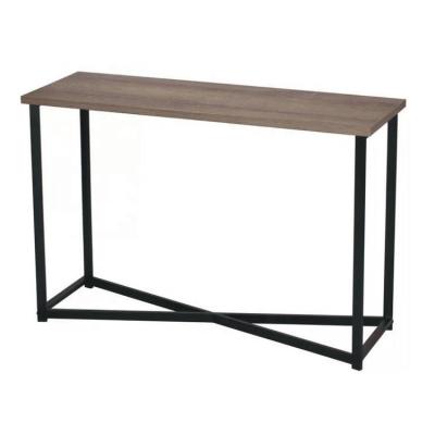 China Contemporary Modern Classic Console Table Living Room Hallway Table Wooden Furniture With Metal Legs for sale