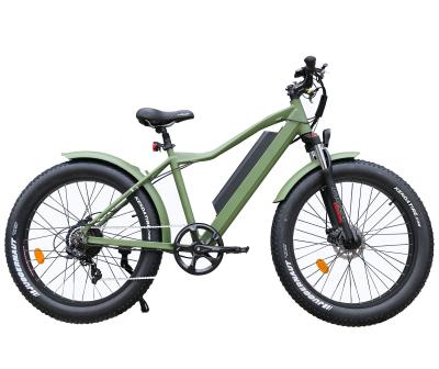 China Hot Sales EN15194 E Bike Aluminum Alloy Electric Bike 48V 250W Fat Tire E-Bike With 26x4.0 Tires Elettrica Fat Bike for sale