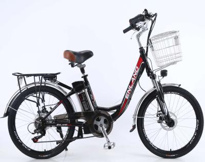 China Trade Assurance Aluminum Alloy 24 Inch E Bike Street Legal Electric Bicycle 200W 250W For Adults Two Wheels for sale