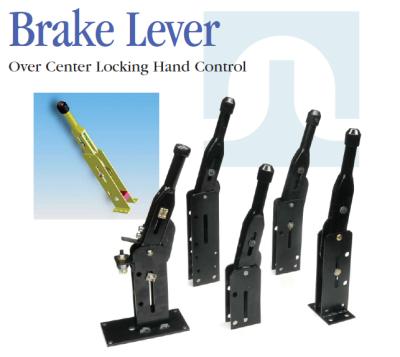 China Steel and plastic brake lever on center locking hand control for sale