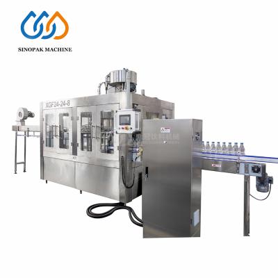 China Hot Selling Beverage PET Small Plastic Mineral Water Bottle Rinsing Machine Washing Filling Capping Price for sale