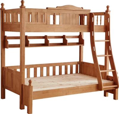 China Bunk Bed Fashion Color Customize Bedroom Furniture Set Modern Wooden Bunk Bed Kids Double Bunk Bed For Girls for sale