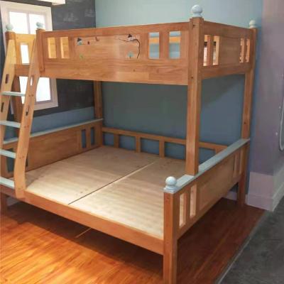 China Chinese style design bedroom furniture bunk bed luxury solid wood bunk bed kids bunk bed with slide for sale