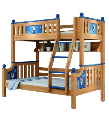 China China OEM ODM Modern Wholesale Wooden Bunk Beds for Kids New Design Kids Solid Wood Bunk Bed for sale