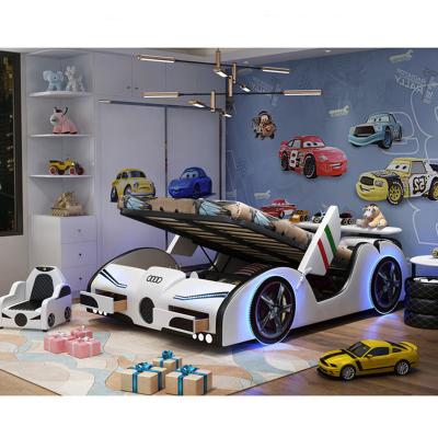 China Bestselling Luxury Car Bed Queen Size Racing Car Bed Environmental Material For Kids for sale