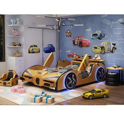 China Environmental Material Wholesale Car Bed Children Car Bed Boys Kids Spiderman Car Beds for sale