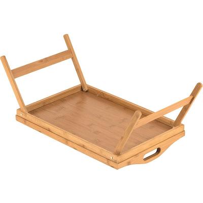 China Morden Customization Kitchen Serving Bed Tray Wholesale Table Tray Wooden Bamboo Food Tray for sale