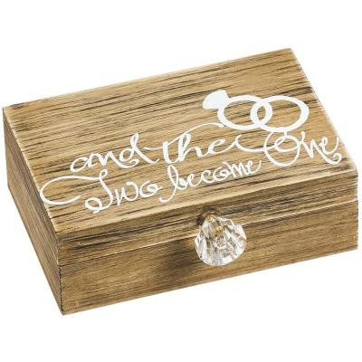 China Morden Custom Cheap Wooden Earrings Storage Box Jewelry Ring Necklace Storage Box for sale