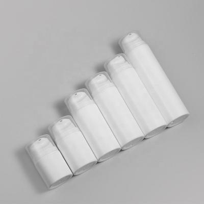 China 30ml 50ml 100ml 120ml 150ml 200ml Base Classic Empty White Multi Base Plastic Airless Cosmetics PP Bottle for sale