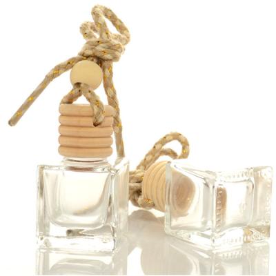 China Personal Care 10ml Perfume Hanging Car Diffuser Hanging Glass Perfume Bottle for sale