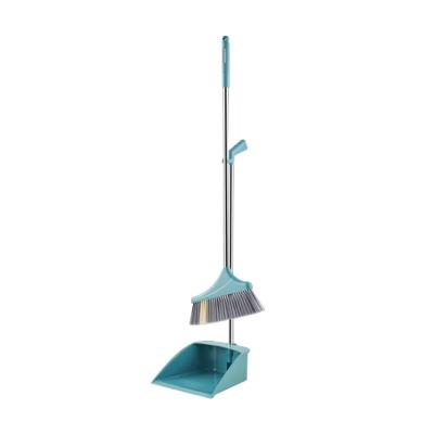 China Home maker broom dustpan and wholesale durable plastic broom set for sale