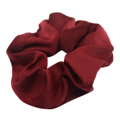 China Fabric Custom 100% Pure Silk Women Hair Scrunchies Large Silk Ties for sale