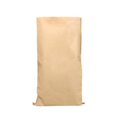 China Durable Thick Leather Self-Sealing Plastic Compound Waterproof Plastic Particle Bag Paper Kraft Cement Chemical Bag for sale