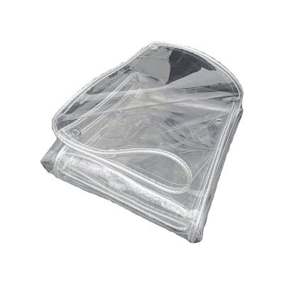 China Professional Factory Manufacturer Transparent Thickened Wear-resistant Transparent Pvc Waterproof Clear Plastic Tarpaulin for sale