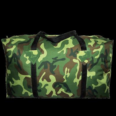 China Movable Oxford Moisture-proof Cloth Camouflage Bag Thickened Large Capacity Airmail Canvas Packing Woven Luggage Bag for sale