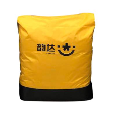 China Canvas Zipper Customized Thickened Wear Resistant Waterproof Oxford Packaging Bag Customized Woven Express Logistics Woven Storage Transfer Bag for sale