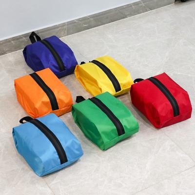 China Viable Dustproof Ziplock Shoe Bag Dustproof Oxford Cloth Organizer Bag Organizer Storage Shoe Moistureproof Large Capacity for sale