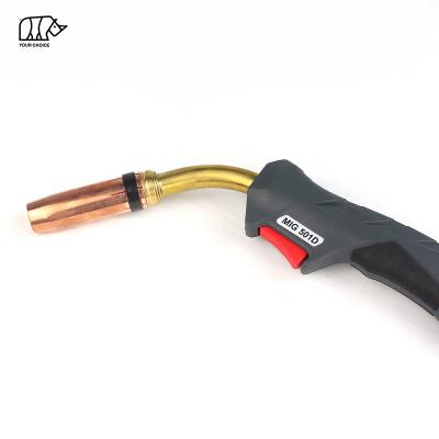 China Portable Welding Torch China Supplier BZ Type 500Amp 450Amp CO2 Water Cooled MIG 501D Welding Torch With Euro Adapter for sale