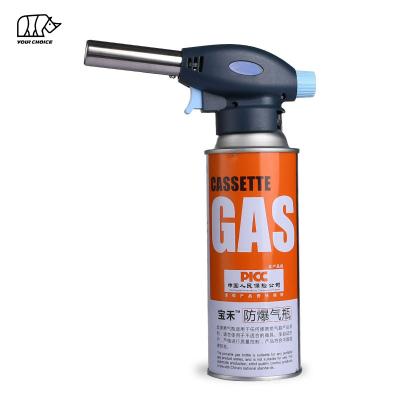 China ABS High Temperature Shell + Copper Factory Cheap Adjustable Manual Ignition Core Butane Gas Torch Fire Airgun Camping Spray Gun for sale