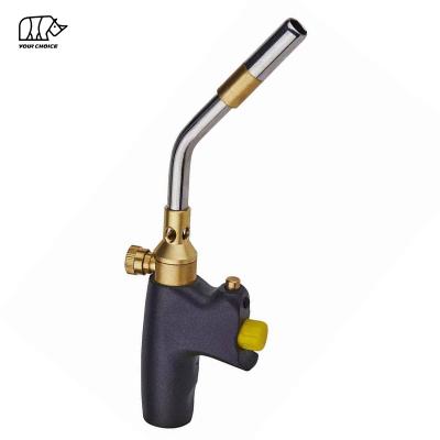 China Hot Selling Copper Factory Gas Heat Torch Flame Welding Lpg Ignited Burners Heating Weed Gas Mapp Propane Torch for sale