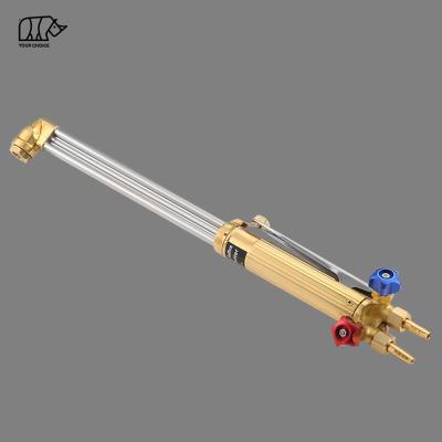 China Stainless Steel Tubes Nozzle Brass Oxygen Acetylene Gas Cutting Design Portable British Anti Tempering Type Torch for sale