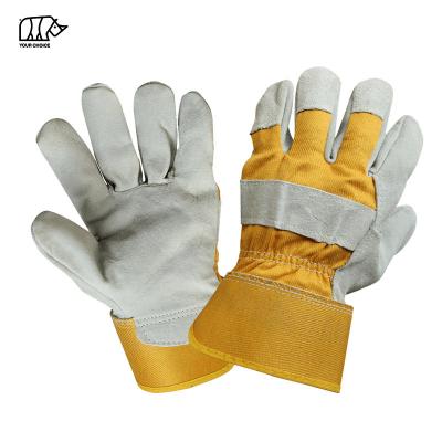 China Wear-Resistance Heat Resistant Cow Split Leather Welding Gloves / Welding Glove / Hand Protection Safety Gloves for sale