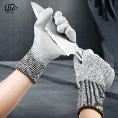 China Food Grade Anti-Cut Cut Resistant Gloves, Kitchen Knife Blade Proof Anti-Cut Safety Protection Level 5 Anti Cut Gloves for sale