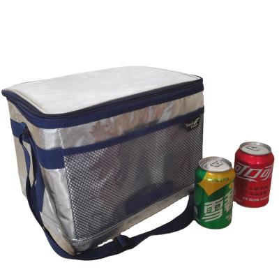 China Waterproof Cooler Bag With Foil Heat Insulation Reusable Cooler Bag for sale