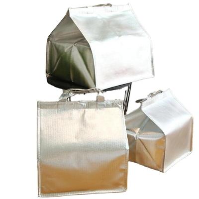 China Wholesale Fashionable Waterproof Durable Tote Promotional Cake Food Insulated pp Nonwoven Cooler Bag for sale