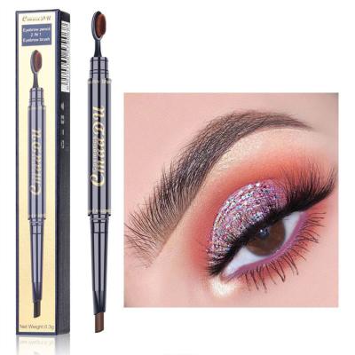 China Waterproof Eyebrow Pencil OEM Dark Brown Long Lasting Eyebrow Pencil for sale