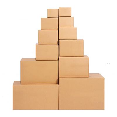 China Recycled Materials Cardboard Custom Packaging Courier Box Shipping Carton Corrugated Boxes Hard Paper Many Sizes for sale