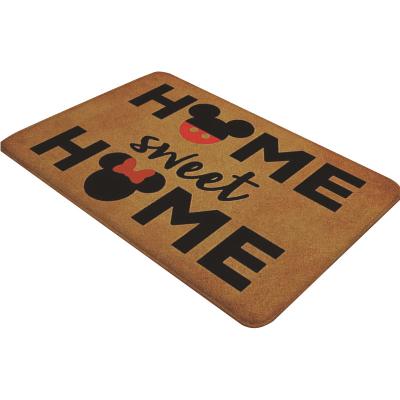 China Home Decorations.Gifts Customized Printed Door Mat Lovely Entryway Door Rug for sale