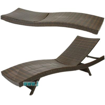 China Outdoor Furniture Taizhou Joy Folding Rattan Chair Beach Chair Time Lounge Chair for sale