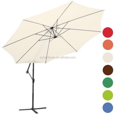 China Modern Patio Umbrella Offset 10' Outdoor Hanging Umbrella Market New Umbrella for sale