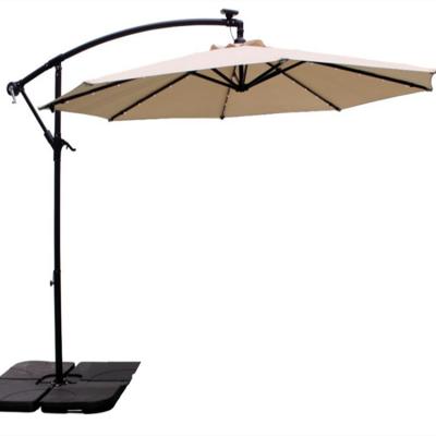 China Wholesale Light Outdoor Hanging Solar Led Solar Umbrella Beach Patio Umbrella Light Parasol Lamp Garden Leisure Control Charger Panel for sale