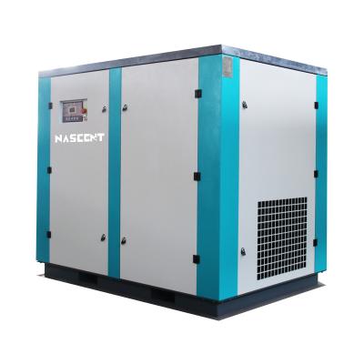 China Sales Lubricated Industrial Screw Compressor NST-75LD 55KW 75hp Two Stage Screw Air Compressors for sale