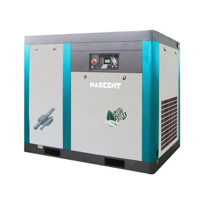 China 75hp 55kw nascent bar air compressor lubricated low noise direct driven commercial screw 8 for sale