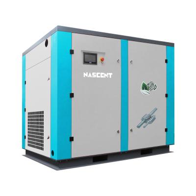 China Lubricated Heavy Duty Permanent Magnet Rotary Compressors 90-132kw 5-13bar Screw Air Compressors for sale